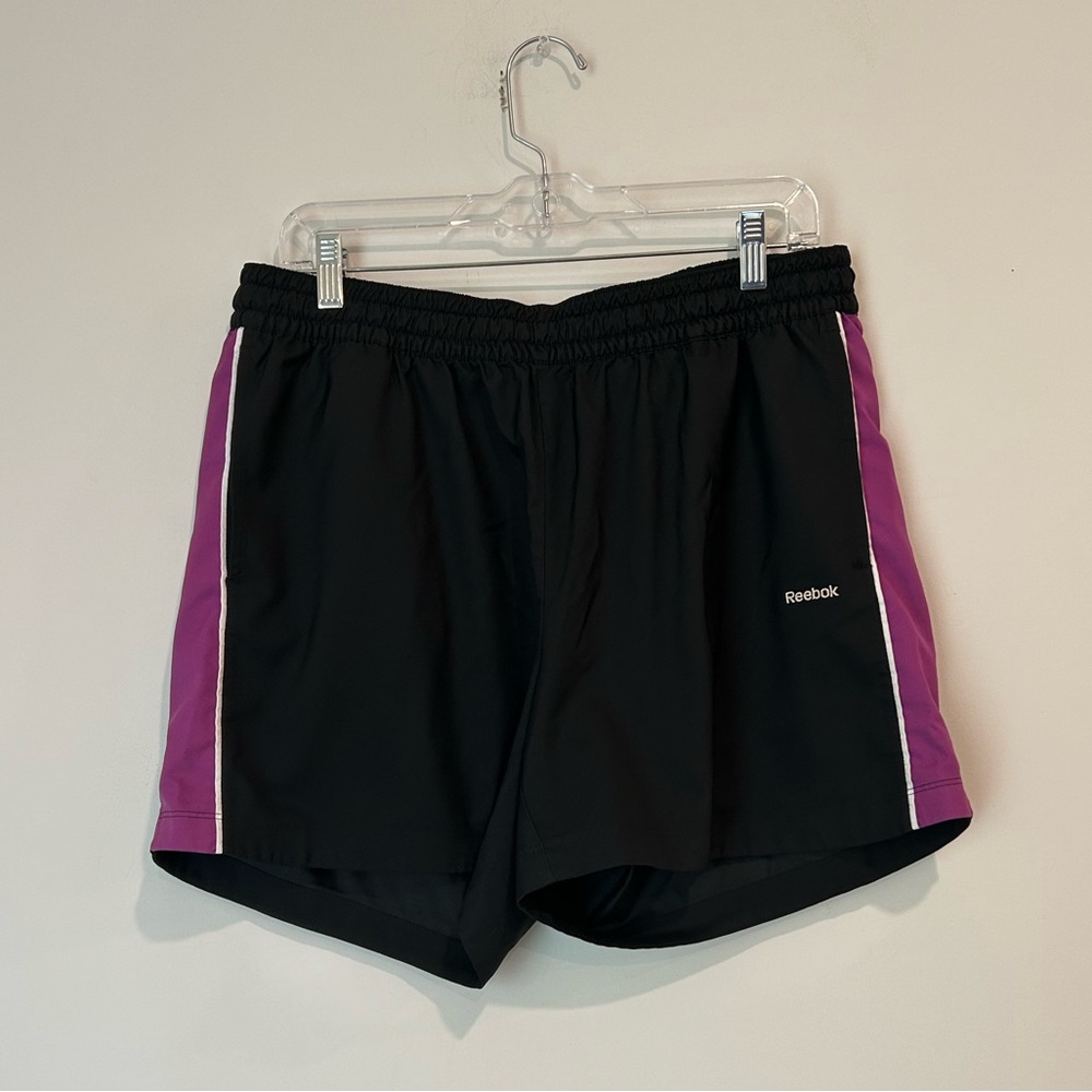 Reebok Women’s XL Black and Purple Shorts
